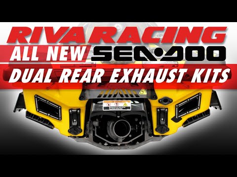 Riva Racing Seadoo 2018+ RXT/GTX ALL Dual Twin Rear Exhaust Kit – -